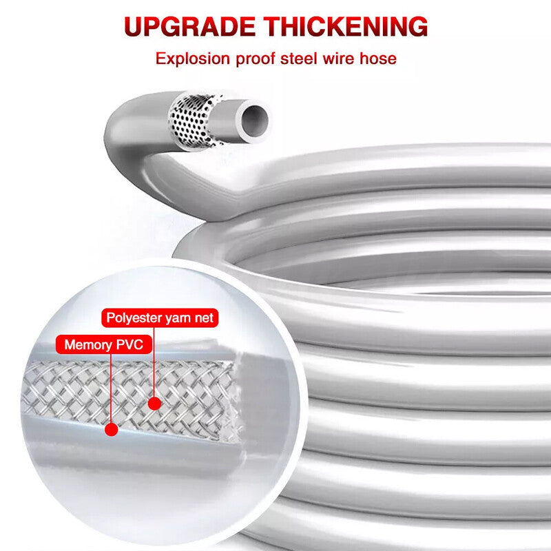 5 metre reinforced steel-wire high pressure hose with braided lining