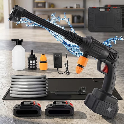 24V Cordless Pressure Washer – Full Kit with 2 Batteries